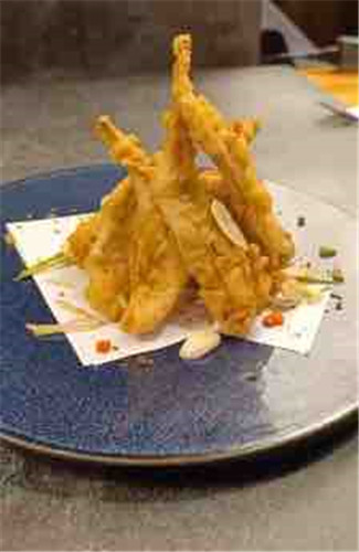 Delicious Seafood Bombay Duck Tempura