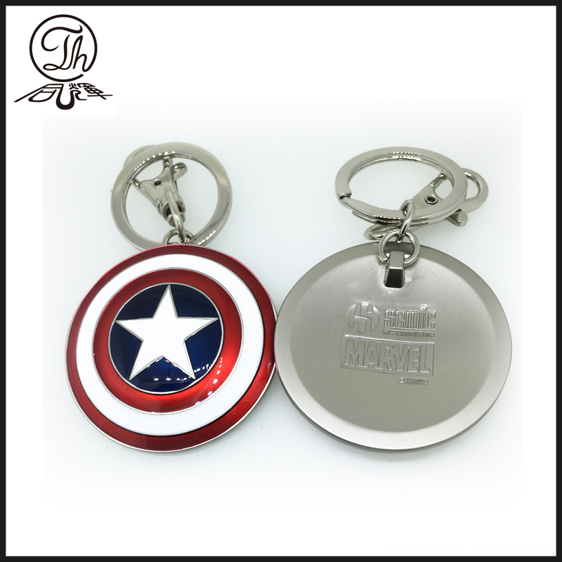 Marvel Animation winter soldier shield keychains