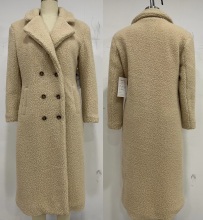 Lamb Wool Women Overcoat