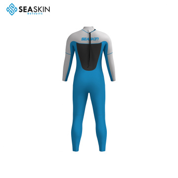 Kustomisasi Seaskin Mens Wetsuits 3/2mm setelan selam seluruh tubuh untuk pria