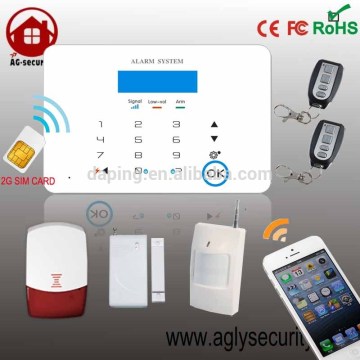 NEW ! Wireless Intelligent security House Alarm System GSM Alarm System