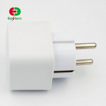 GCC PASSEDAmazon hot-Sale style earthed eu plug adaptor