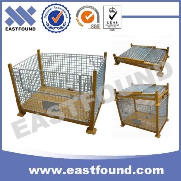 Warehouse Logistics Storage Metal Wire Container