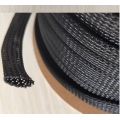 Black flame retardant Cable Expandable Braided Sleeve