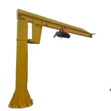 Wall-Mounted 270/180/90 Degree Single Arm Rotary Crane with Electric Hoist