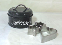 Storage tin cookies cutter tin cutter