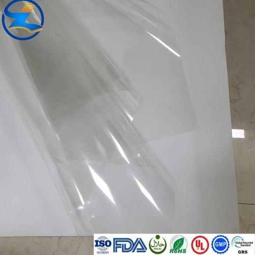 Film PVC Perawan 100% Transparan Non-Masterbatch