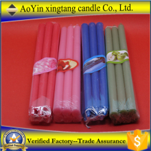 Handmade taper plain color candle