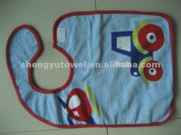 cotton printed babies' bib