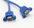 Micro Mini USBA/B/C Panel Mount USB2.0/3.0 Verlängerungskabel