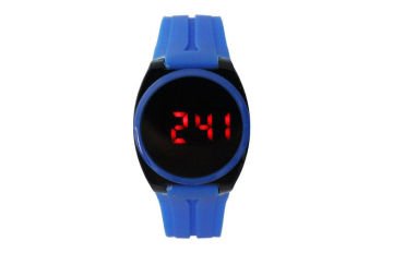Waterproof Touch Screen Led Watch Blue Fashion El Backlight Electronic Watch
