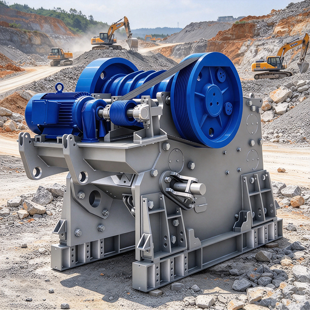 دستگاه سنگ شکن صفحه فکی Jaw Plate Crusher Machine