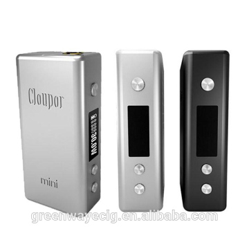 2015 Hot Selling 18650 Box Mod Cloupor Mini 30w Mod