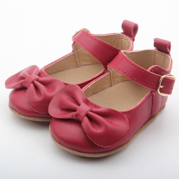 2017Fashion Girls Party Shoes Bowknot Honey Girls Shoes