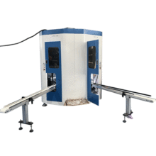 Automatical screen printing machine for bottle caps