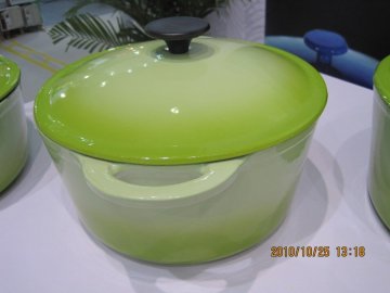 suppy cast iron enamel stock pots