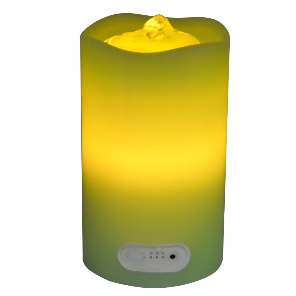 LED Fountain Flameless Festive Candles With Button