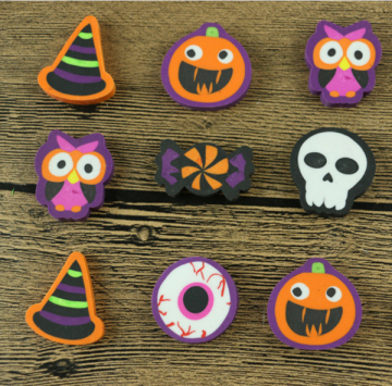 Halloween Fancy Pumpkin Toy Pencil Eraser