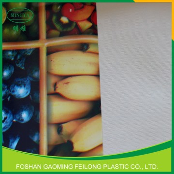 PVC Printed Tablecloth/ Non Woven Backing PVC Tablecloth