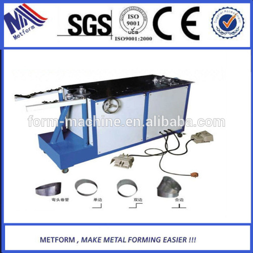 Horizontal shrimp elbow machine for ventilation duct with best price