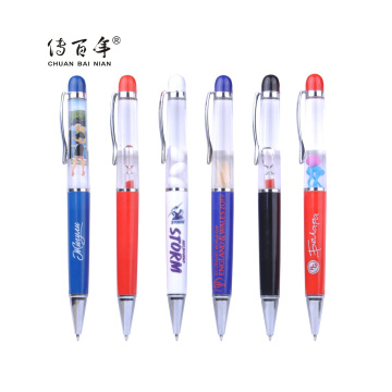 Hot Sales: Customized 3D Floater Glitter Liquid Floating Pen