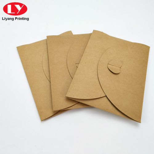 Gerecycled bruine kraft paper cadeau -envelop aangepast