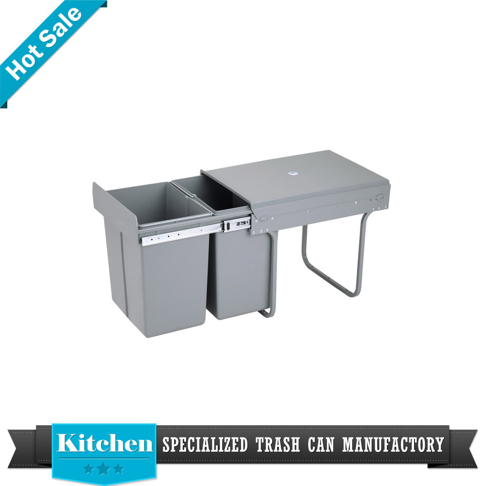 compost bin kitchen plastic pull out garbage bin