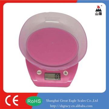 Plastic camry kitchen scales in different colors available