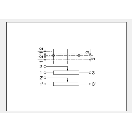 Chiết áp trượt dòng Rs451