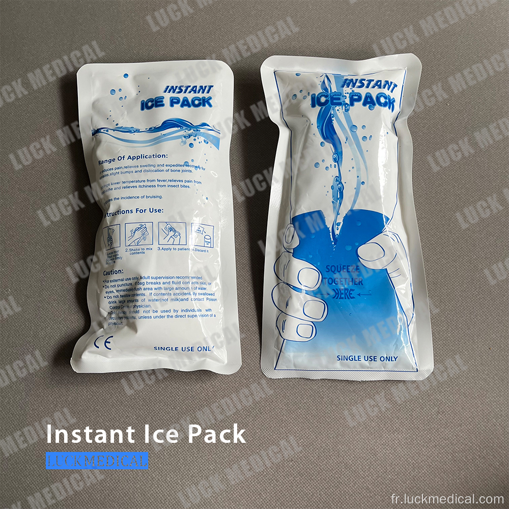 Pack de froid instantané jetable