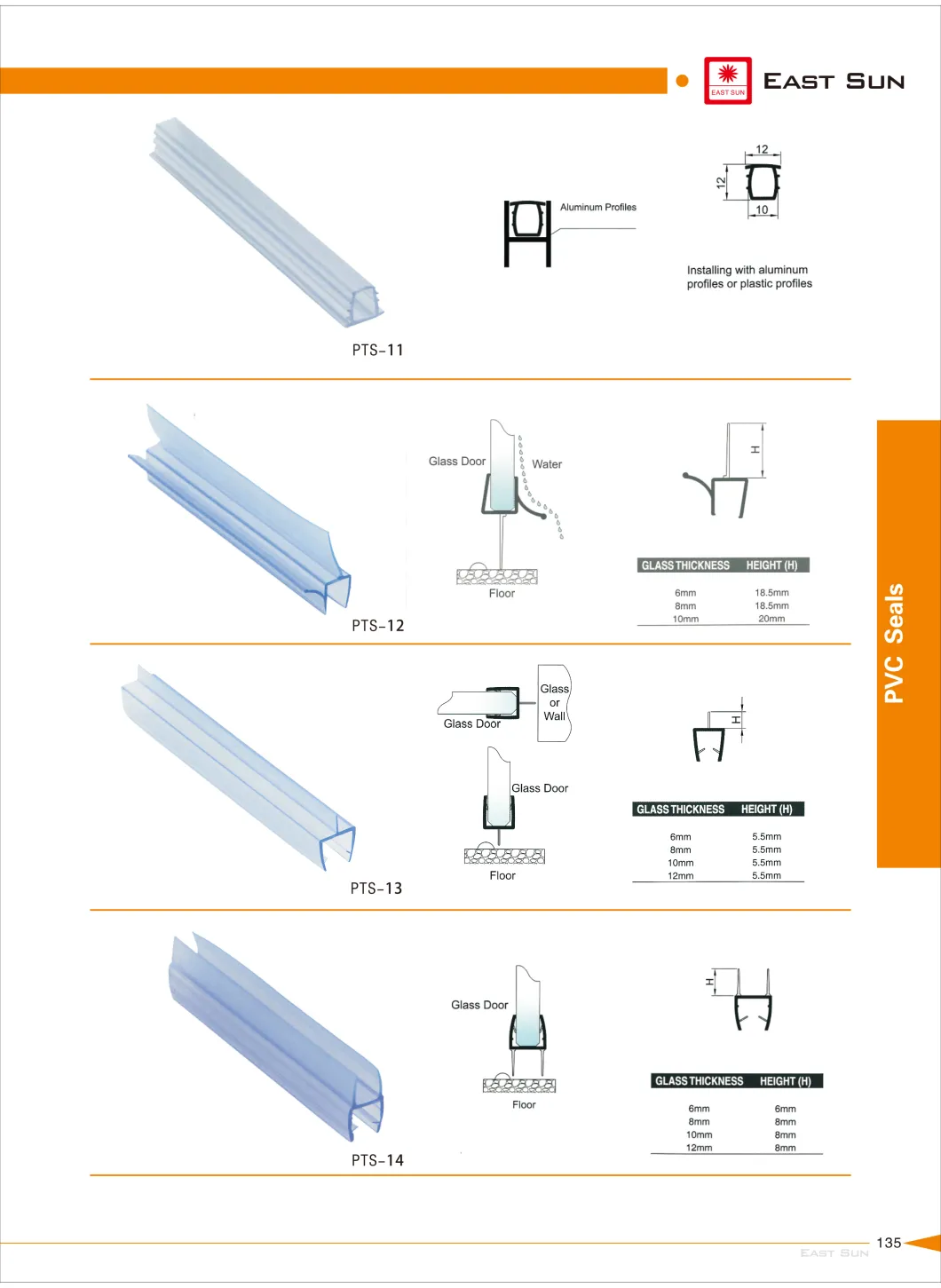 Hot Designs H Sealing Strip (PTS-18)