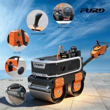 550kg Road Roller Direct Sales Steel Wheel Road Roller Cheap and Durable Double Drum Road Roller