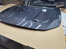 Carbon fiber engine hood