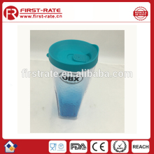 700ml colour change mug Plastic cup with straw