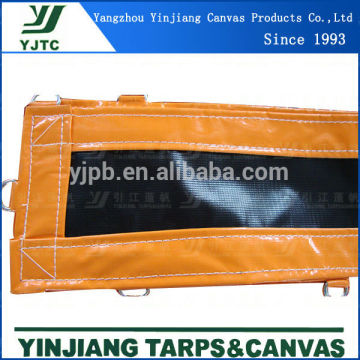 pvc laminated tarpaulin for truck cover with D-rings