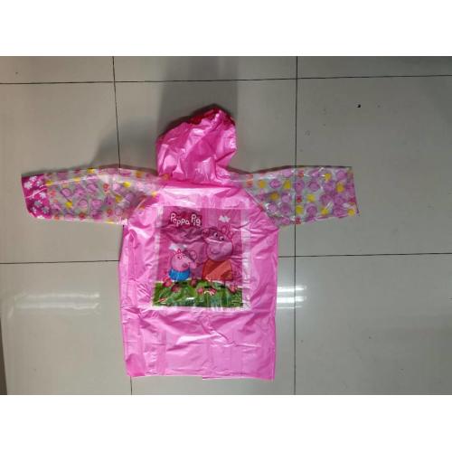 Jaket hujan kanak-kanak kartun pvc jaket hujan