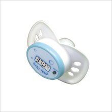 Medical Device Digital Fahrenheit / Celsius Baby Pacifier Thermometer