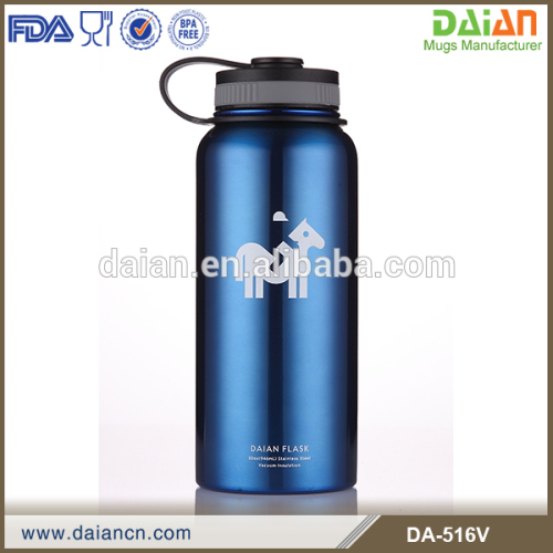Double wall vacuum insulated stainless steel water bottles