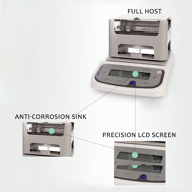 Professional made Solid Density Analyzer measuring testing instrument densimeter tester