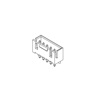 2,50 mm tonhöjd 180 ° Wafer-With Boss Connector Series