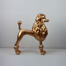 Wholesale Gold Poodle Dog Mannequin Window Display