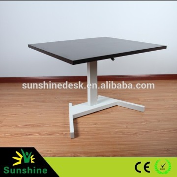 Electric height adjustable tables, Modern Design Height Adjustable Table, metal frame dining table