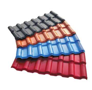 Synthetic resin roof tile