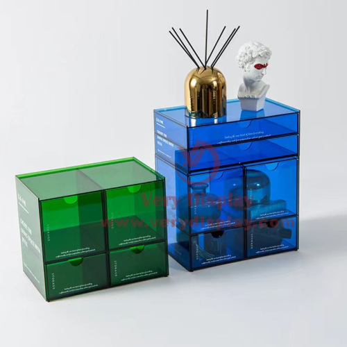 Partihandel akrylhemmöbler lådor förvaringsarrangör
