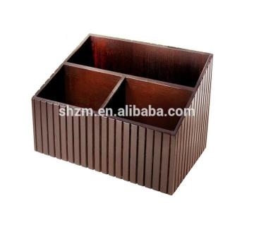 Wholesale portable bamboo office desk organizer