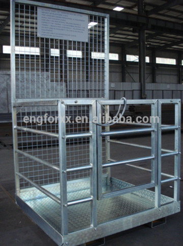 forklift Man Lifting Cage