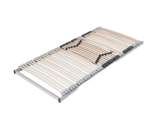 Customized Metal Platform Bed Frame with Slatted Design in Various Sizes