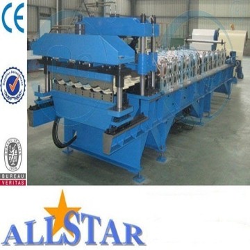 Glazed roof tile/roof panel roll forming machine