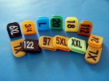 2015 Plastic clothes size mark S 13