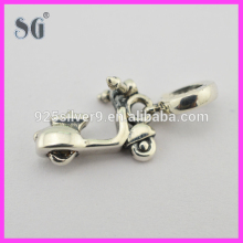 nickle & lead free 925 authentic cheap silver charms with rhodium plated